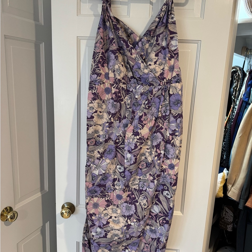Floral Purple Women's Dress